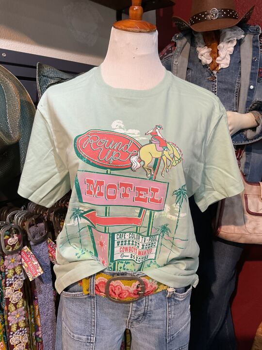 Round Up Motel SS T-Shirt Mint