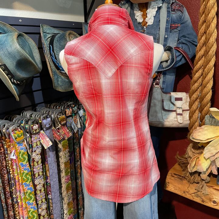 Wrangler Retro Essential Snap Shirt Red