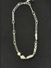 Mother of Pearl with Silver Chain Necklace nw 26 9