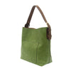 Joy Hobo Handbag - Forever Green & Coffee Handle