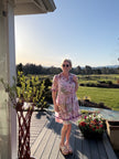 Abby Tiered Mini Dress front