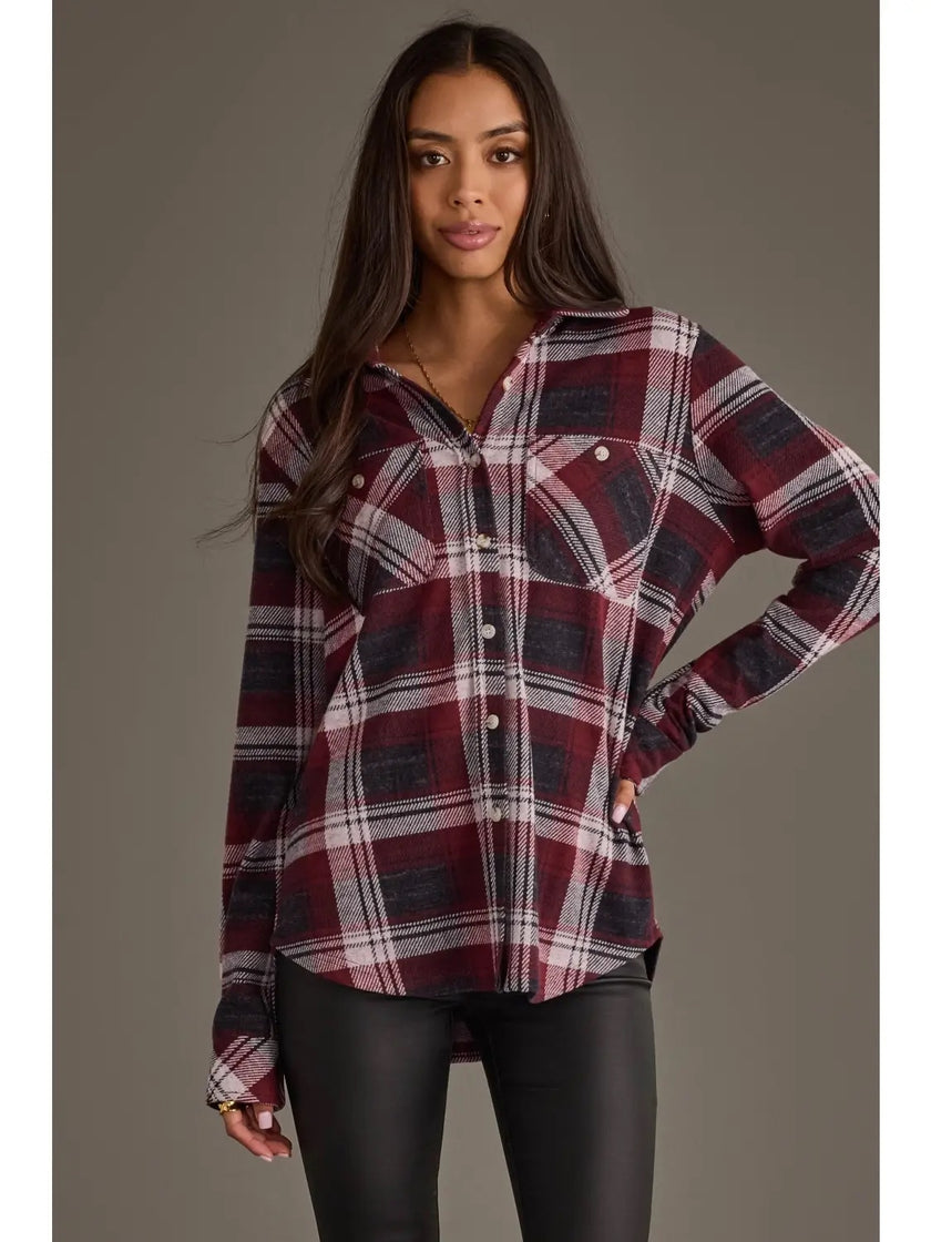 Autumns Plaid Button Up