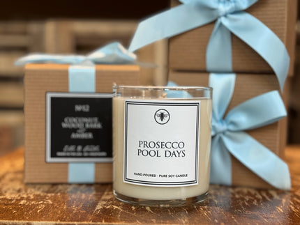 Prosecco Pool Days Scented 11 Oz Candle