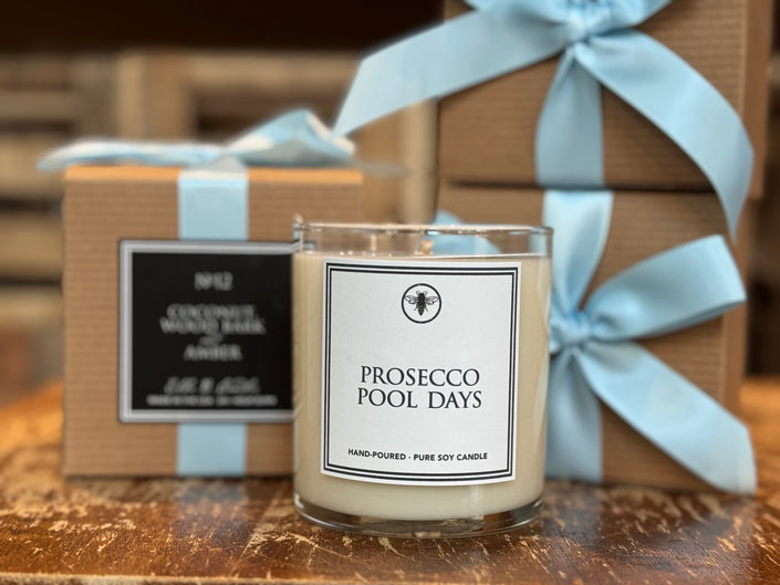 Prosecco Pool Days Scented 11 Oz Candle