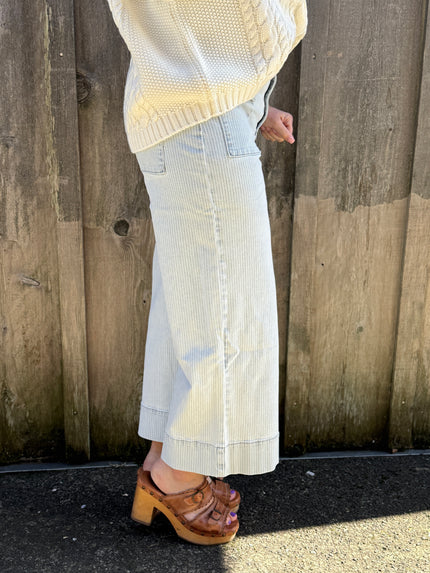 HIGH RISE CROP WIDE JEANS side