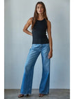 Knit Ribbed Round Neck Tank