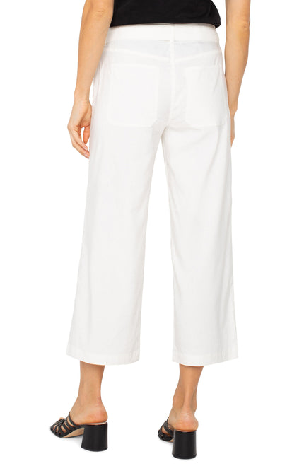 Belted Wide Leg Crop 25
