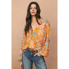 Summer Garden LS Blouse front