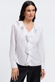 Shantel Ruffle LS Shirt