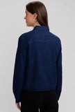 Jodie LS Denim Shirt-dark wash