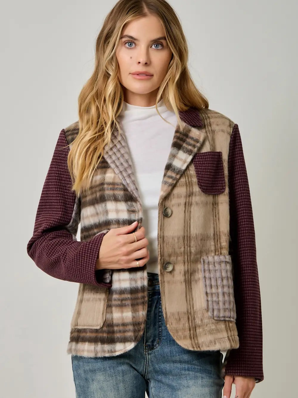 The Saige Plaid Sports Coat