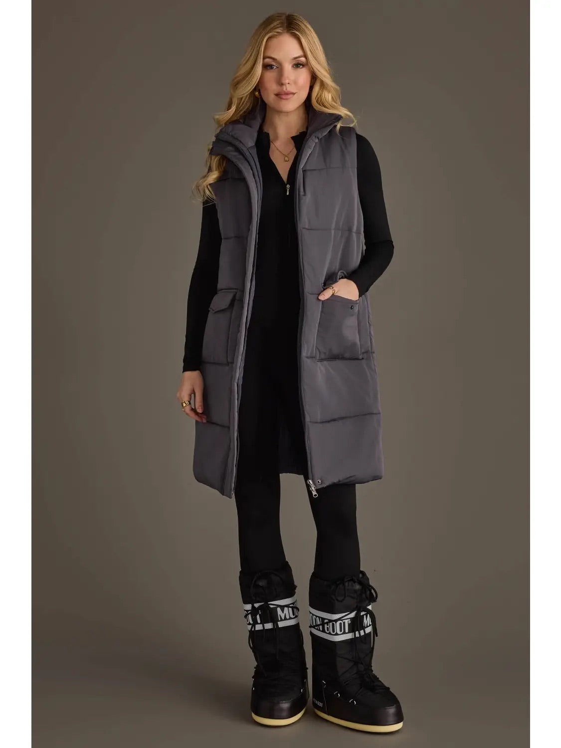 Long Puffer Vest