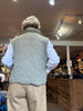 WAVE HEM QUILTED VEST WOVEN