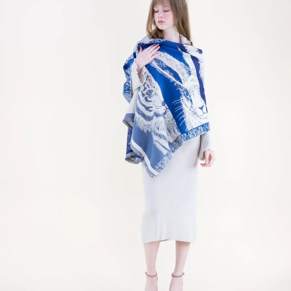 Wild Animal Sketch Scarf