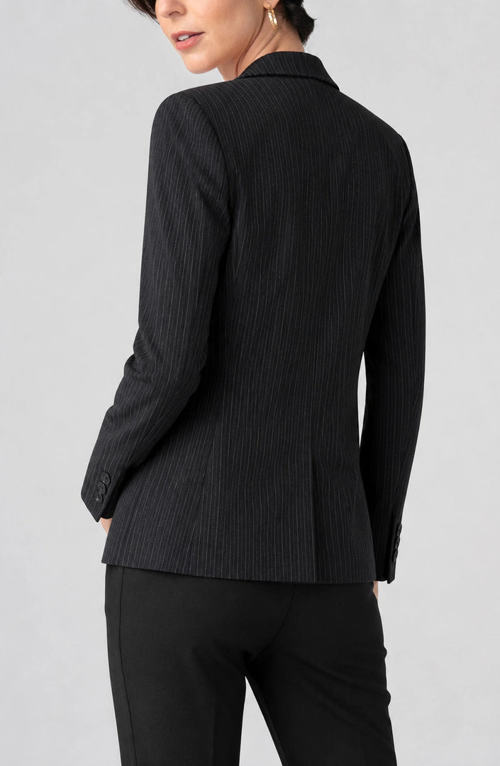 Jane Fitted Cutaway Blazer