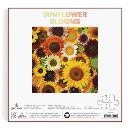 Sunflower Blooms 500 Piece Puzzle