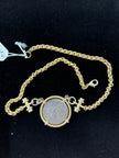 Equestrian Coin with Gold Finish Chain NW-26-48