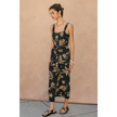 Coconut Kiss Square Neck Wide Leg Jumpsuit front/side