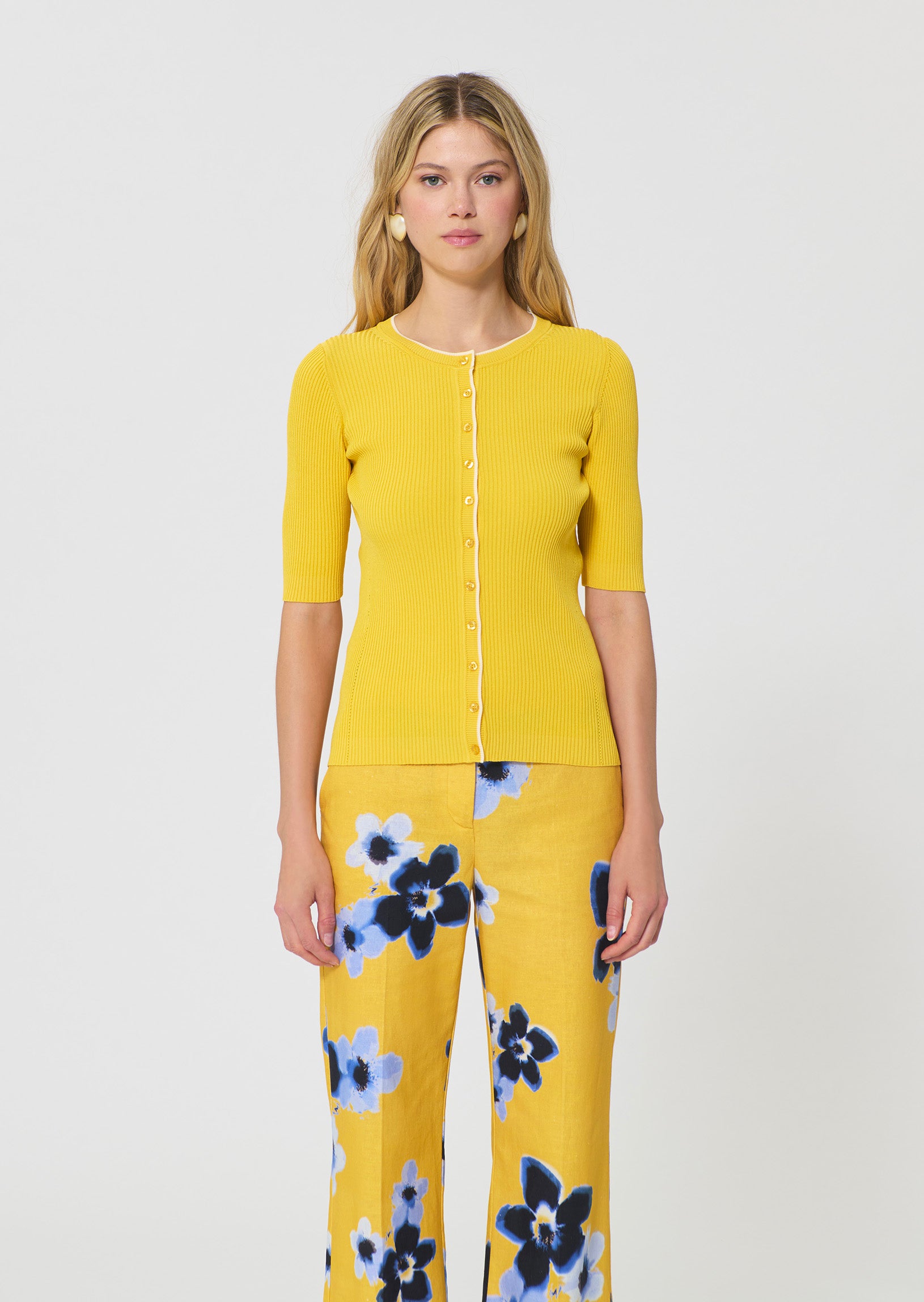 Gipsy Cardigan yellow front