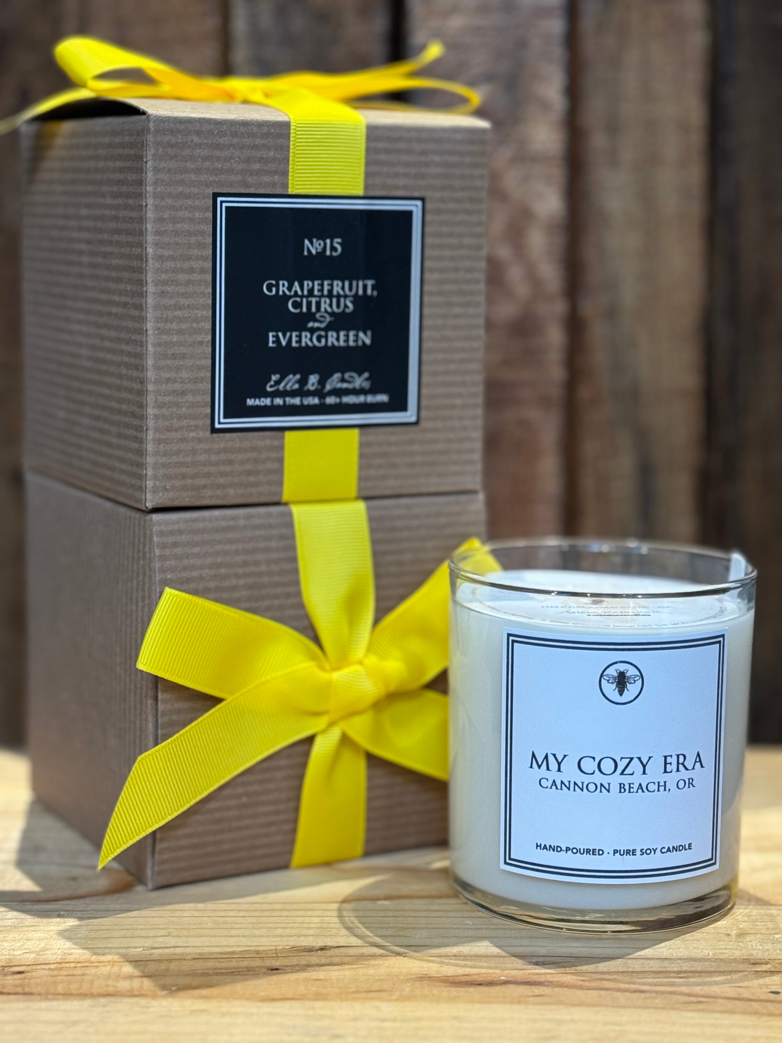 My Cozy | NO 15 Grapefruit, Citrus, Evergreen Large Candle 