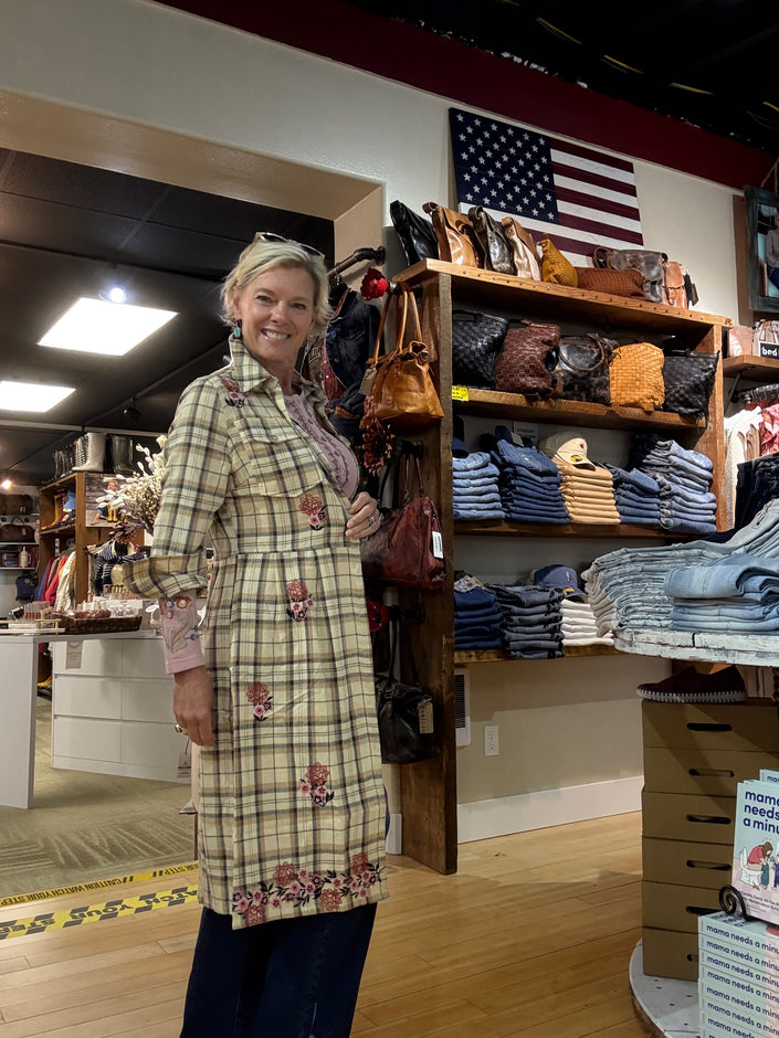 Plaid Shirt Dress side