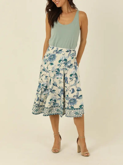 Elastic Waist Skirt