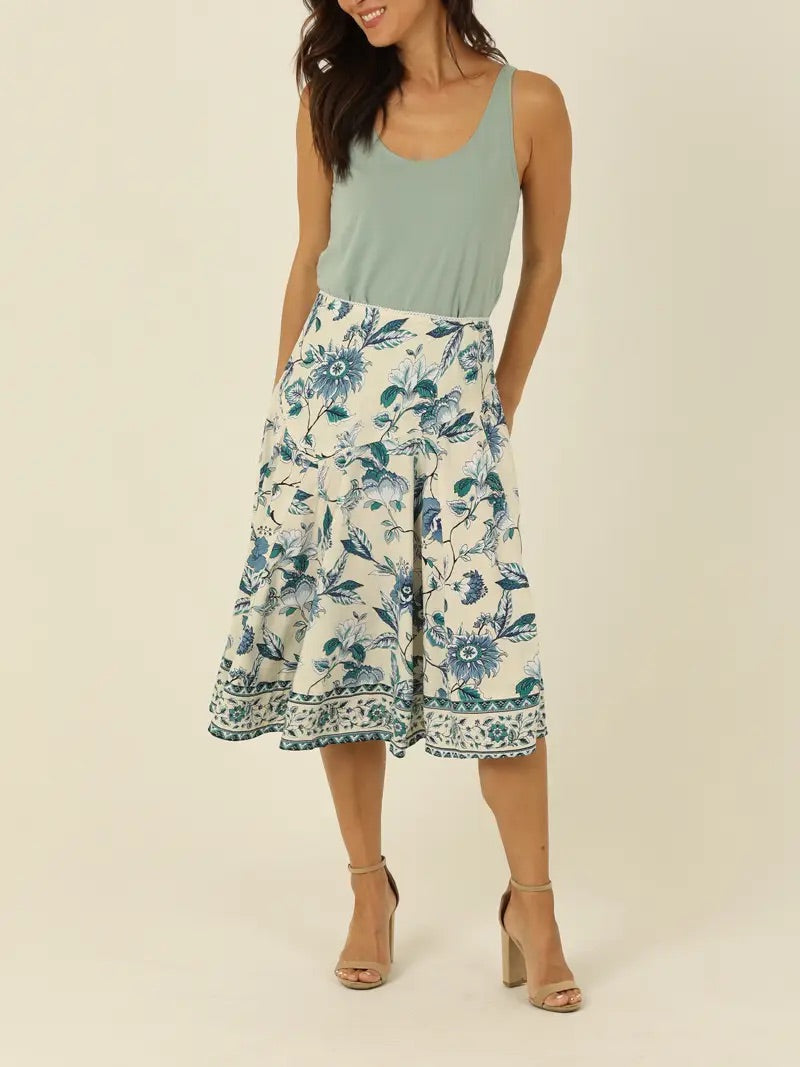 Elastic Waist Skirt