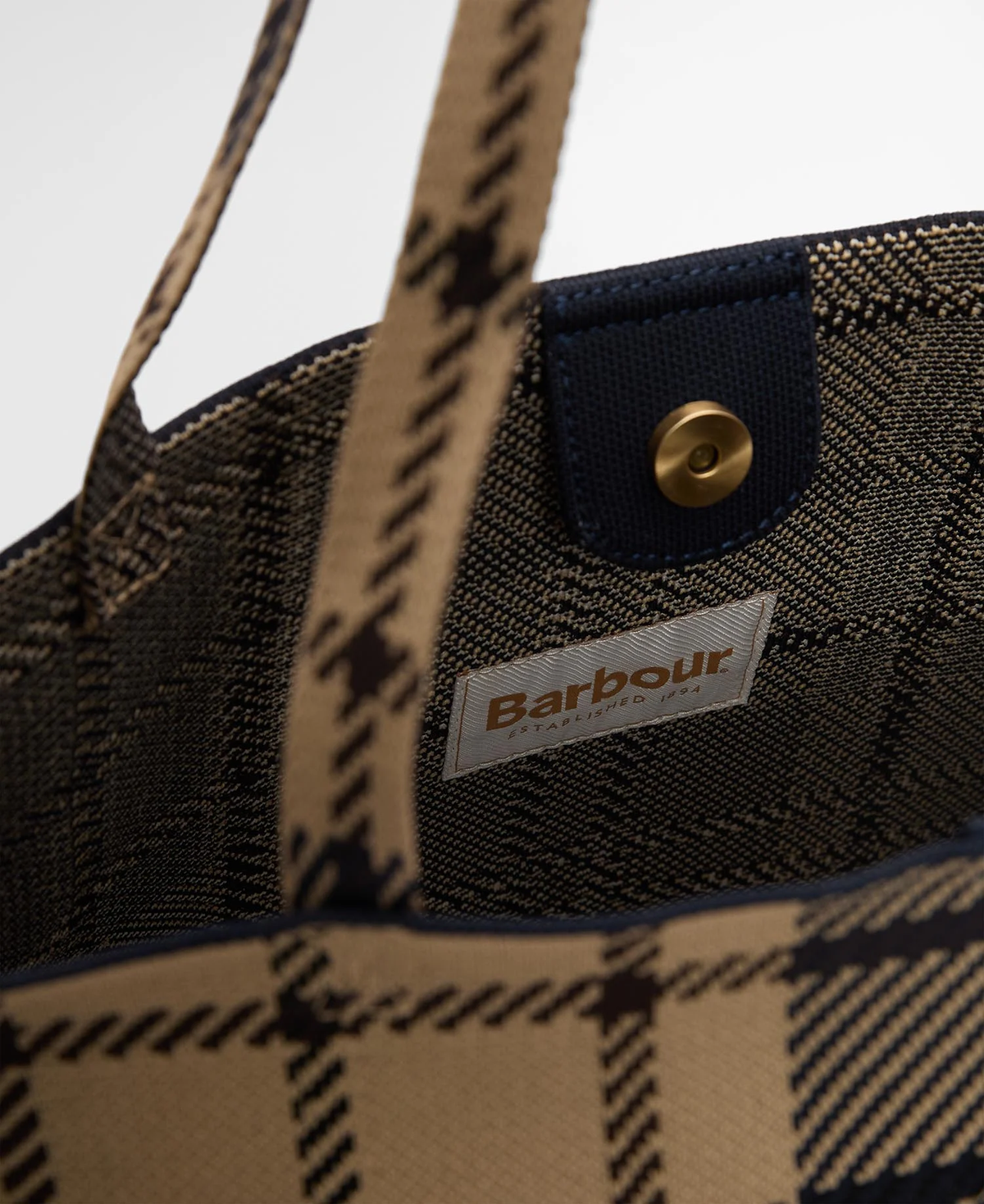 Layla Tartan Large Tote Bag