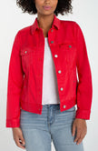 Cherry Rose Denim Jacket