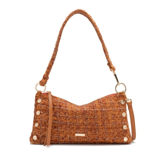 kyle woven maple wood/gold heirloom-red zip NA front