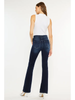 HIGH RISE WIDE WAISTBAND SKINNY BOOTCUT | Dark
