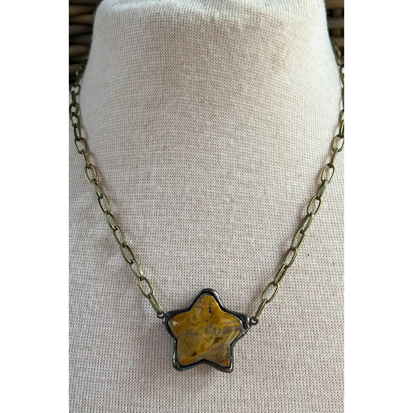 Aster Necklace Taupe