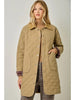 Gillian Quilted Long Jacket