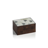 Bee Design Coconut and Bone Wood Box