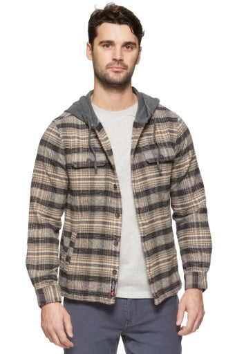 oatmeal/charcoal/black