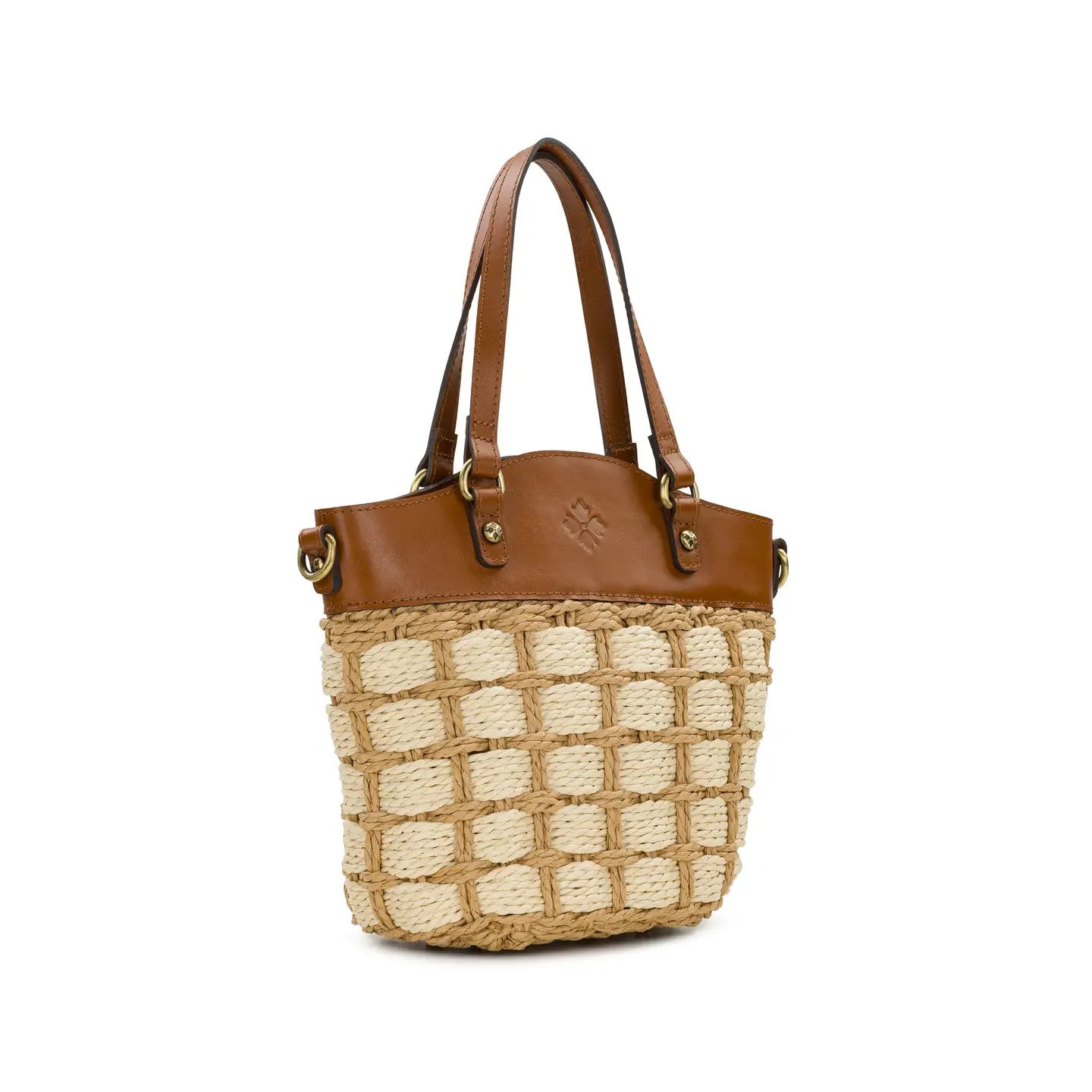 Montella Basket Bag with Scarf-Specialty Woven