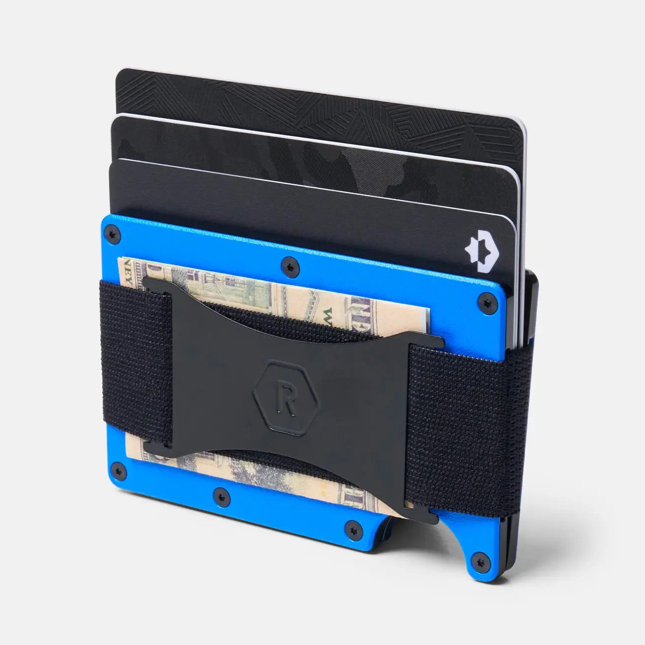Ridge Wallet | High Dive Blue-Cash Strap