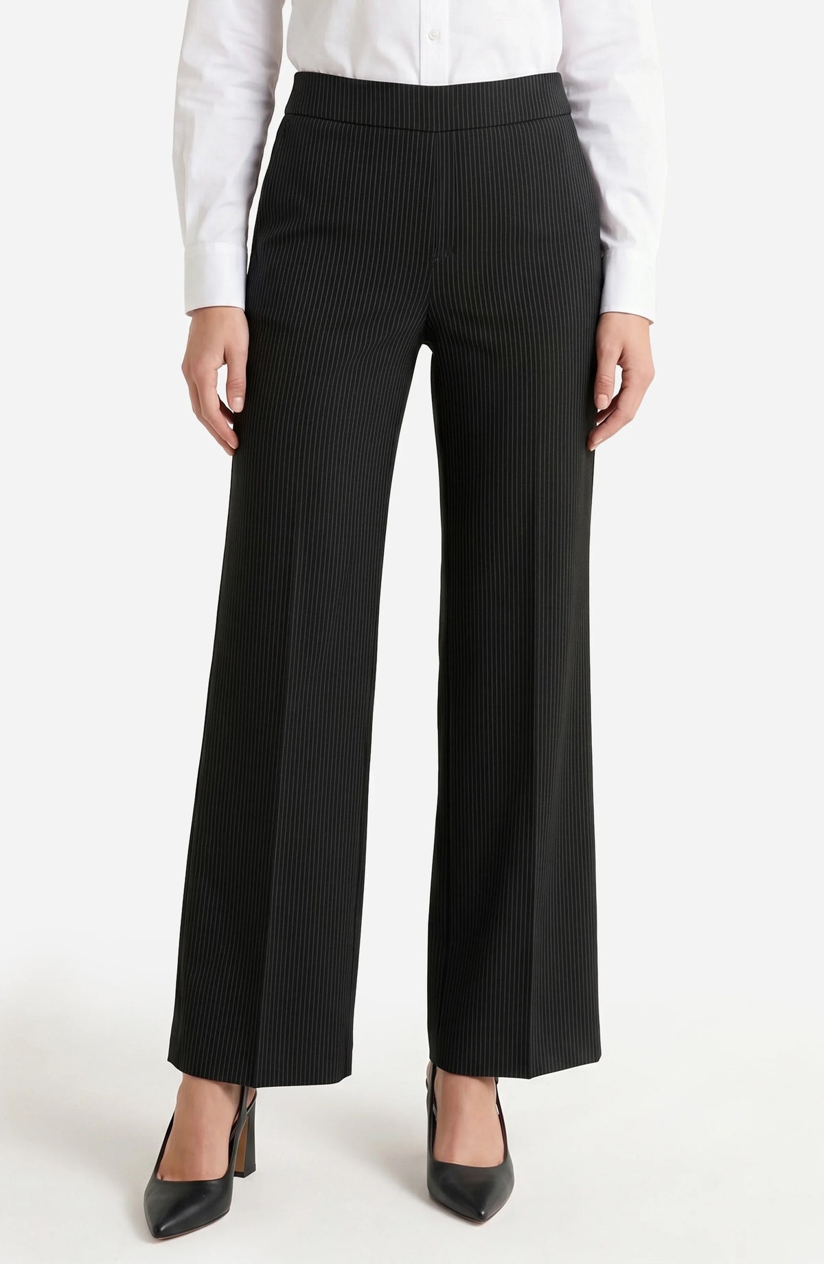Kayla Pull-On Wide Leg Trouser
