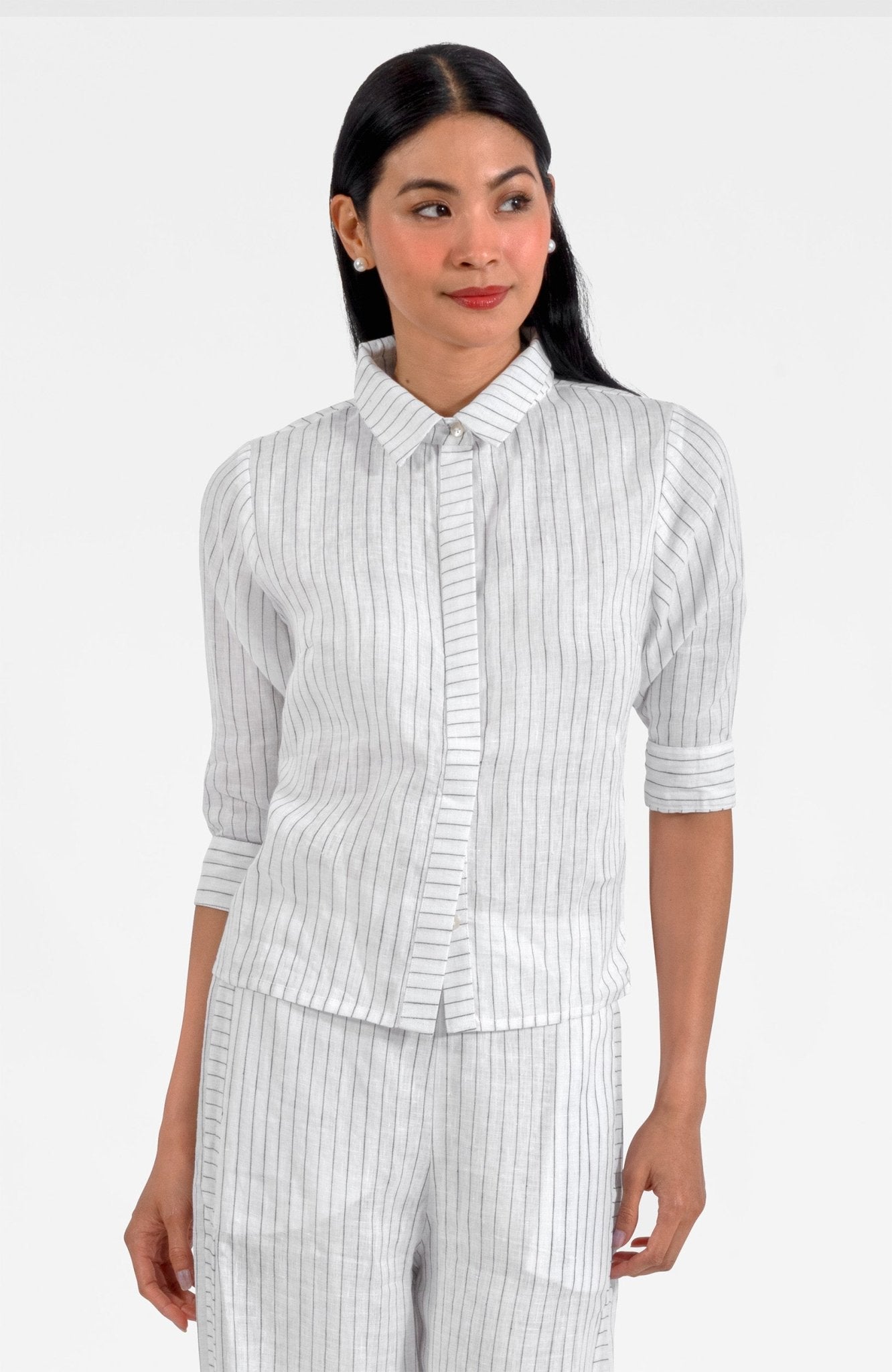 Effortless Top - Stripe It-front