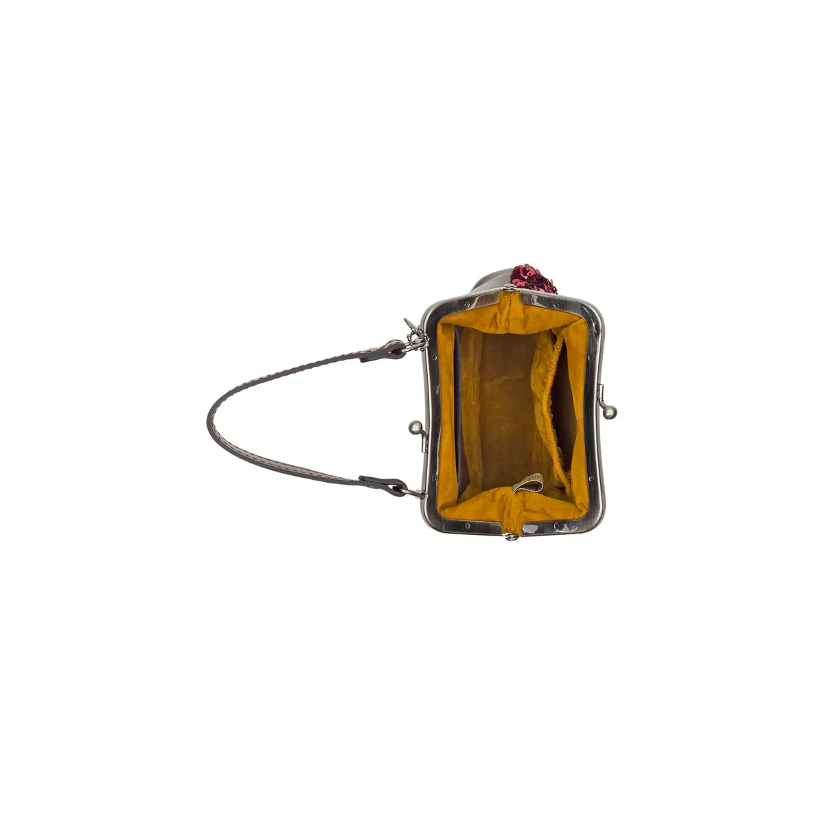 Mini Laureana Chain Crossbody - Holiday Sequin Oxblood