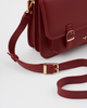Wonderland Satchel Red strap close up