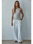 Knit Ribbed Round Neck Tank