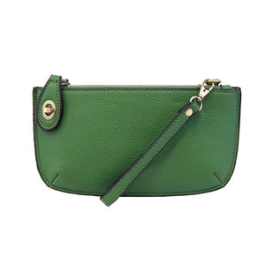 Joy Mini Crossbody Wristlet Clutch kelly front