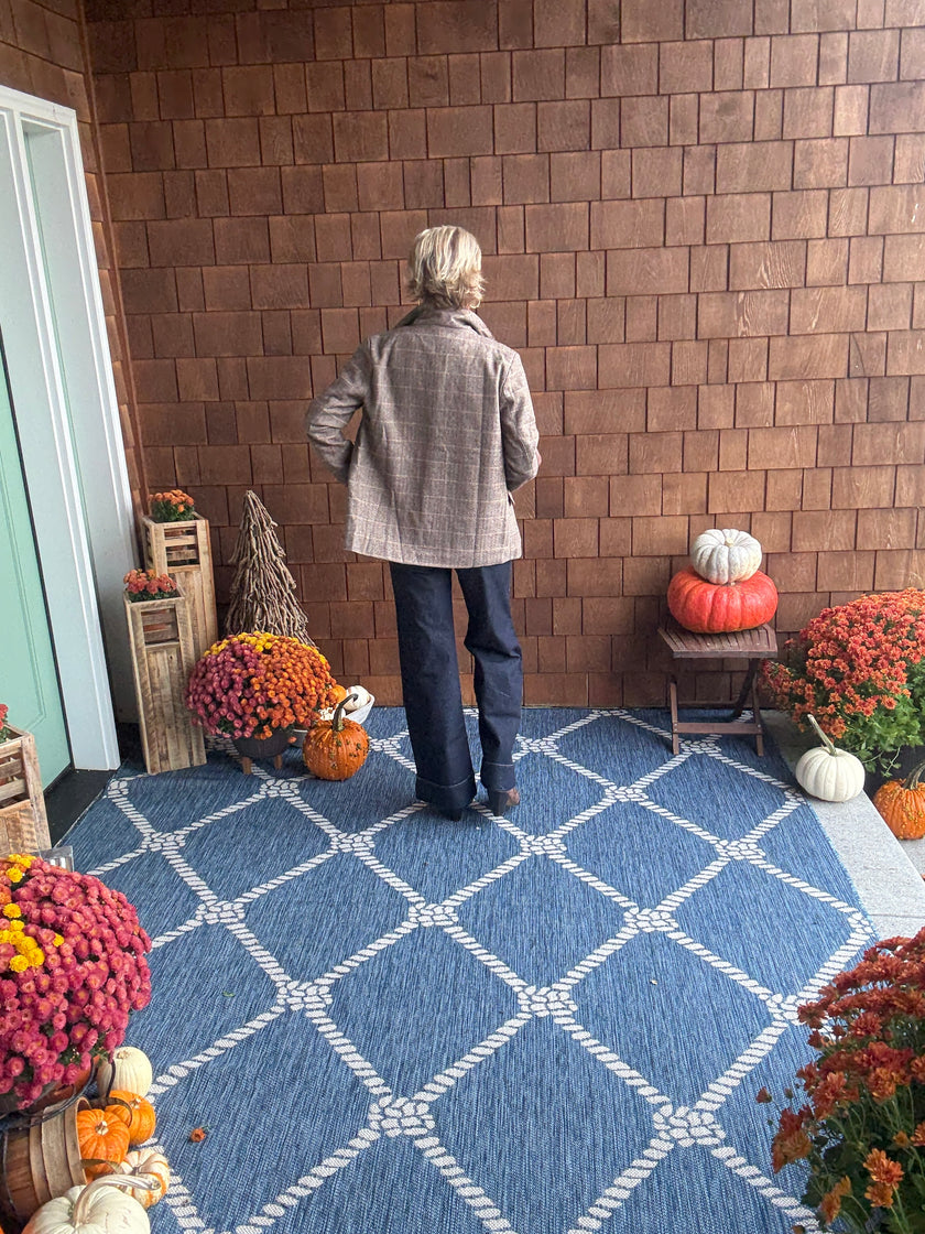 Piper Herringbone Blazer back
