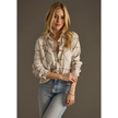 Beige & Brown Plaid Button Up