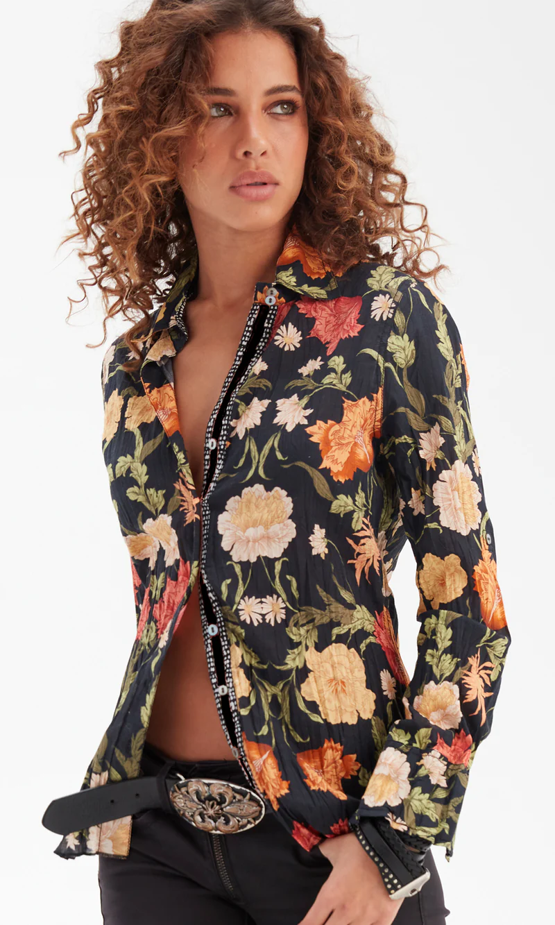 SHEFFIELD BLACK BUTTON DOWN SHIRT