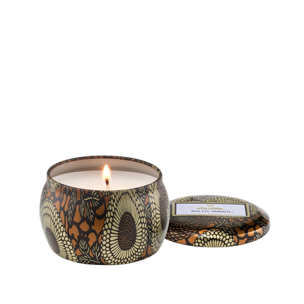 Baltic Amber MINI TIN CANDLE 