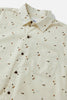 LOUNGE SHIRT vintage white  close up front