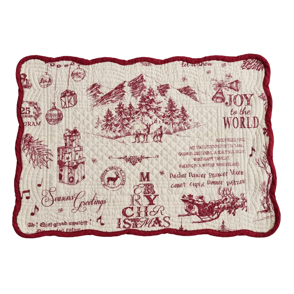 Yuletide Placemat - Set of 4