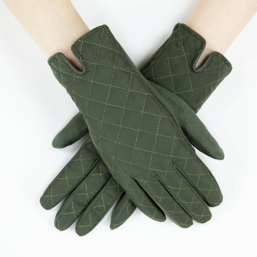 Quilted Solid Gloves